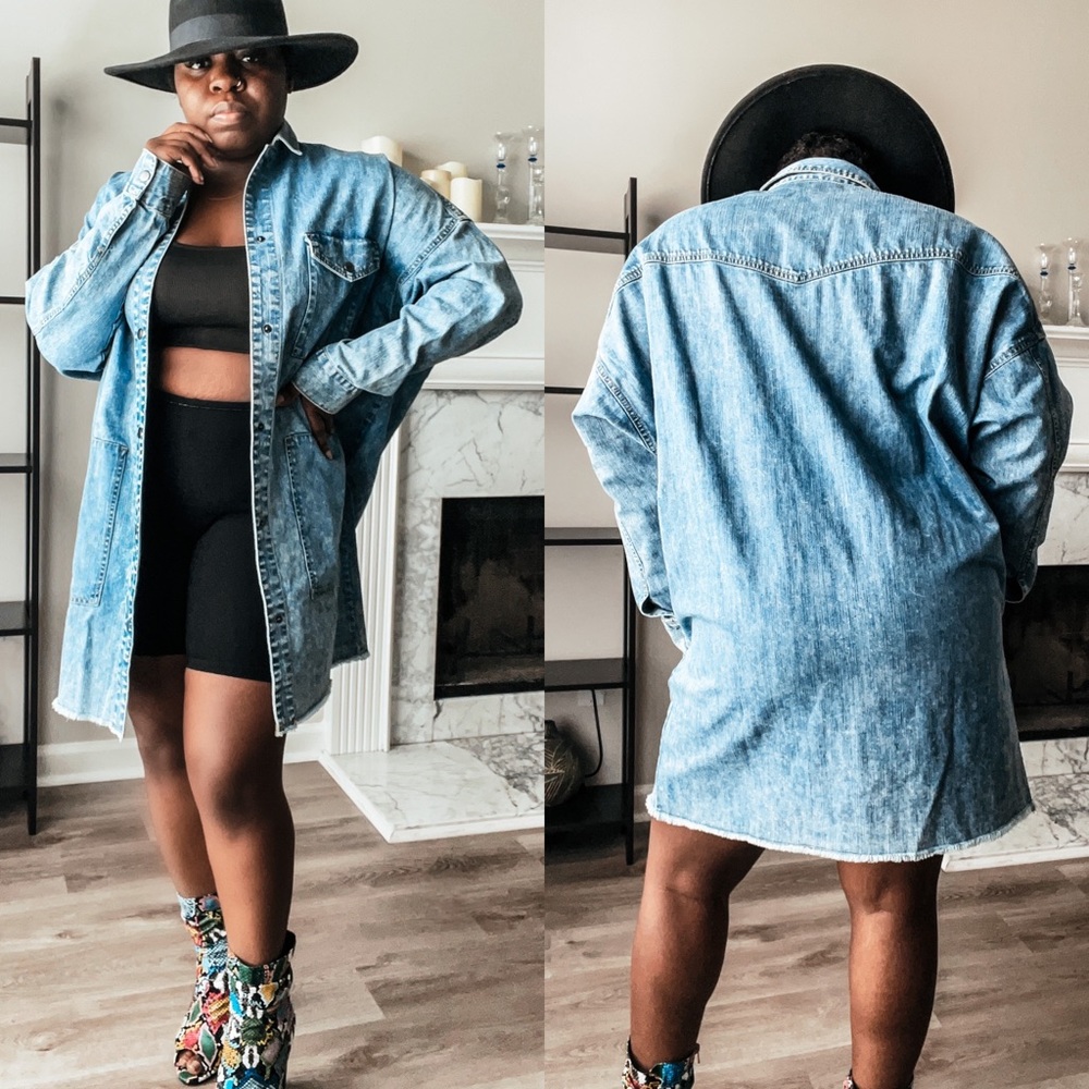 GIGI OVERSIZED DENIM JACKET